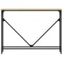 Konsolentisch aus Sonoma-Eichenholzwerkstoff, 102 x 22,5 x 75 cm von , Seitentische - Ref: Foro24-834131, Preis: 42,01 €, Rab...