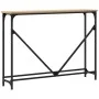Konsolentisch aus Sonoma-Eichenholzwerkstoff, 102 x 22,5 x 75 cm von , Seitentische - Ref: Foro24-834131, Preis: 42,01 €, Rab...