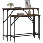 Mesas consolas 2 unidades madera de ingeniería marrón roble de , Mesas auxiliares - Ref: Foro24-834144, Precio: 51,78 €, Desc...