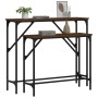 Mesas consolas 2 unidades madera de ingeniería marrón roble de , Mesas auxiliares - Ref: Foro24-834144, Precio: 52,42 €, Desc...