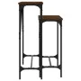 Mesas consolas 2 unidades madera de ingeniería marrón roble de , Mesas auxiliares - Ref: Foro24-834144, Precio: 51,78 €, Desc...