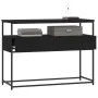 Mesa consola madera de ingeniería negra 100x40x75 cm de , Mesas auxiliares - Ref: Foro24-834150, Precio: 72,43 €, Descuento: %