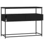 Mesa consola madera de ingeniería negra 100x40x75 cm de , Mesas auxiliares - Ref: Foro24-834150, Precio: 72,43 €, Descuento: %