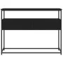 Mesa consola madera de ingeniería negra 100x40x75 cm de , Mesas auxiliares - Ref: Foro24-834150, Precio: 72,43 €, Descuento: %