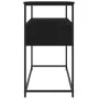 Mesa consola madera de ingeniería negra 100x40x75 cm de , Mesas auxiliares - Ref: Foro24-834150, Precio: 72,43 €, Descuento: %