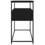 Mesa consola madera de ingeniería negra 100x40x75 cm de , Mesas auxiliares - Ref: Foro24-834150, Precio: 73,31 €, Descuento: %