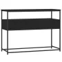 Mesa consola madera de ingeniería negra 100x40x75 cm de , Mesas auxiliares - Ref: Foro24-834150, Precio: 72,43 €, Descuento: %
