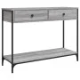 Sonoma gray engineered wood console table 100x34.5x75 cm by , Side tables - Ref: Foro24-834173, Price: 72,99 €, Discount: %