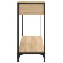 Mesa consola madera de ingeniería roble Sonoma 100x34,5x75 cm de , Mesas auxiliares - Ref: Foro24-834171, Precio: 80,44 €, De...