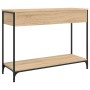 Mesa consola madera de ingeniería roble Sonoma 100x34,5x75 cm de , Mesas auxiliares - Ref: Foro24-834171, Precio: 80,44 €, De...