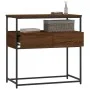 Konsolentisch aus eichenbraunem Holzwerkstoff, 75 x 40 x 75 cm von , Seitentische - Ref: Foro24-834159, Preis: 53,89 €, Rabat...