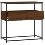 Konsolentisch aus eichenbraunem Holzwerkstoff, 75 x 40 x 75 cm von , Seitentische - Ref: Foro24-834159, Preis: 53,89 €, Rabat...