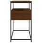 Konsolentisch aus eichenbraunem Holzwerkstoff, 75 x 40 x 75 cm von , Seitentische - Ref: Foro24-834159, Preis: 53,89 €, Rabat...