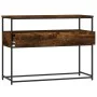 Mesa consola madera de ingeniería roble ahumado 100x40x75 cm de , Mesas auxiliares - Ref: Foro24-834152, Precio: 67,03 €, Des...