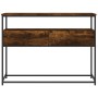 Mesa consola madera de ingeniería roble ahumado 100x40x75 cm de , Mesas auxiliares - Ref: Foro24-834152, Precio: 67,94 €, Des...