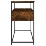 Mesa consola madera de ingeniería roble ahumado 100x40x75 cm de , Mesas auxiliares - Ref: Foro24-834152, Precio: 67,03 €, Des...