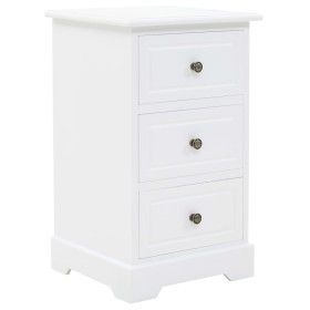 Mesita de noche MDF y madera de pino 35x32x59 cm de vidaXL, Mesitas de noche - Ref: Foro24-245756, Precio: 97,51 €, Descuento: %