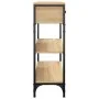 Mesa consola madera de ingeniería roble Sonoma 72,5x25x75 cm de , Mesas auxiliares - Ref: Foro24-834186, Precio: 92,03 €, Des...