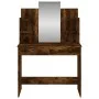 Dressing table with smoked oak mirror 96x39x142 cm by , Bedroom Dressers - Ref: Foro24-837579, Price: 68,59 €, Discount: %