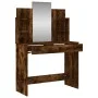 Dressing table with smoked oak mirror 96x39x142 cm by , Bedroom Dressers - Ref: Foro24-837579, Price: 68,59 €, Discount: %