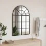Espejo de pared arco de hierro negro 60x90 cm de , Espejos - Ref: Foro24-3200605, Precio: 127,70 €, Descuento: %