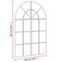 Espejo de pared arco de hierro negro 60x90 cm de , Espejos - Ref: Foro24-3200605, Precio: 135,60 €, Descuento: %