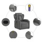 Silla de masaje reclinable de pie de tela gris oscuro en Sillones | Comprar online en Foru.es