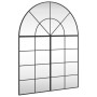 Espejo de pared arco de hierro negro 100x130 cm de , Espejos - Ref: Foro24-3200613, Precio: 200,64 €, Descuento: %