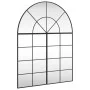 Espejo de pared arco de hierro negro 100x130 cm de , Espejos - Ref: Foro24-3200613, Precio: 188,54 €, Descuento: %