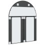 Espejo de pared arco de hierro negro 100x130 cm de , Espejos - Ref: Foro24-3200613, Precio: 200,64 €, Descuento: %