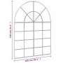 Espejo de pared arco de hierro negro 100x130 cm de , Espejos - Ref: Foro24-3200613, Precio: 188,54 €, Descuento: %