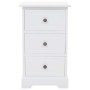 Mesita de noche MDF y madera de pino 35x32x59 cm de vidaXL, Mesitas de noche - Ref: Foro24-245756, Precio: 97,51 €, Descuento: %