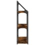 Estantería pared madera ingeniería roble ahumado 60x21x78,5 cm de , Estantes y estanterías - Ref: Foro24-835451, Precio: 38,9...