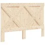 Cabecero de madera maciza de pino 140x104 cm de , Cabeceros y pies de cama - Ref: Foro24-358406, Precio: 62,24 €, Descuento: %