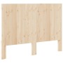 Cabecero de madera maciza de pino 140x104 cm de , Cabeceros y pies de cama - Ref: Foro24-358406, Precio: 62,19 €, Descuento: %