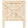 Cabecero de madera maciza de pino 90x104 cm de , Cabeceros y pies de cama - Ref: Foro24-358404, Precio: 42,47 €, Descuento: %
