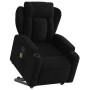 Sillón reclinable de masaje elevable tela negro en Sillones | Comprar online en Foru.es