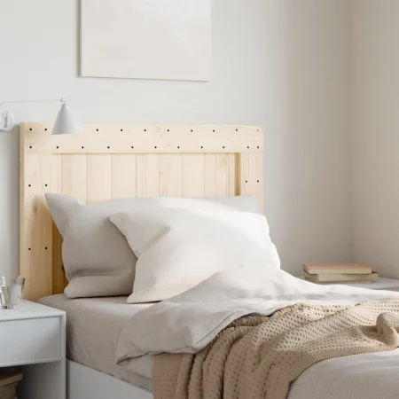 Solid pine wood bed headboard 80x104 cm by , Headboards and footboards - Ref: Foro24-358389, Price: 41,93 €, Discount: %