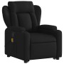 Sillón reclinable de masaje elevable tela negro en Sillones | Comprar online en Foru.es