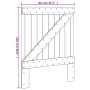 Cabecero de cama madera maciza de pino 80x104 cm de , Cabeceros y pies de cama - Ref: Foro24-358396, Precio: 41,94 €, Descuen...