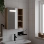 Mueble de baño con espejo y luz LED roble 45x13x52 cm de , Tocadores de baño - Ref: Foro24-357968, Precio: 83,84 €, Descuento: %