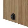 Mueble de baño con espejo y luz LED roble 45x13x52 cm de , Tocadores de baño - Ref: Foro24-357968, Precio: 83,84 €, Descuento: %