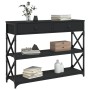 Mesa consola madera de ingeniería negra 100x28x75 cm de , Mesas auxiliares - Ref: Foro24-834190, Precio: 82,21 €, Descuento: %