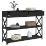 Mesa consola madera de ingeniería negra 100x28x75 cm de , Mesas auxiliares - Ref: Foro24-834190, Precio: 82,21 €, Descuento: %