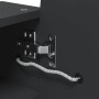 Mueble de baño con espejo arqueado y luz LED negro 42x13x70 cm de , Tocadores de baño - Ref: Foro24-357975, Precio: 107,40 €,...