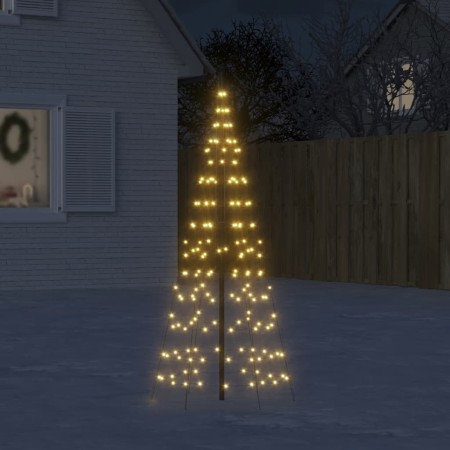 Árbol de Navidad en asta de bandera 200 LED blanco cálido 180cm de , Luces de Navidad - Ref: Foro24-358108, Precio: 22,25 €, ...