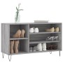 Mueble zapatero madera contrachapada gris Sonoma 102x36x60 cm de , Zapateros y organizadores de calzado - Ref: Foro24-831418,...