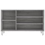 Mueble zapatero madera contrachapada gris Sonoma 102x36x60 cm de , Zapateros y organizadores de calzado - Ref: Foro24-831418,...