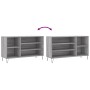 Mueble zapatero madera contrachapada gris Sonoma 102x36x60 cm de , Zapateros y organizadores de calzado - Ref: Foro24-831418,...