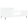 Mesa de centro madera contrachapada blanco brillo 100x50x45 cm de , Mesas de centro - Ref: Foro24-830822, Precio: 51,55 €, De...